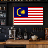 Malaysian Unity Flag Print for Country Flag Poster PosterGoat