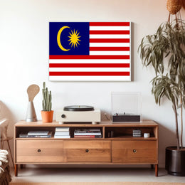 Malaysian Unity Flag Print for Country Flag Poster PosterGoat