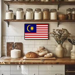 Malaysian Unity Flag Print for Country Flag Poster PosterGoat