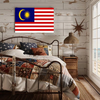 Malaysian Unity Flag Print for Country Flag Poster PosterGoat