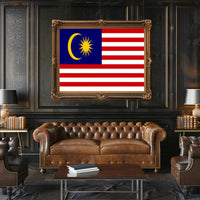 Malaysian Unity Flag Print for Country Flag Poster PosterGoat