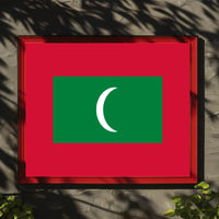 Maldives National Flag Celebration Country Flag Poster PosterGoat