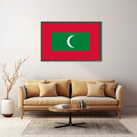 Maldives National Flag Celebration Country Flag Poster PosterGoat