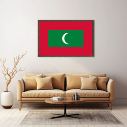 Maldives National Flag Celebration Country Flag Poster PosterGoat