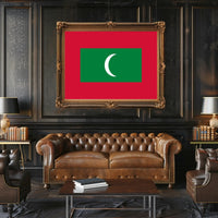 Maldives National Flag Celebration Country Flag Poster PosterGoat