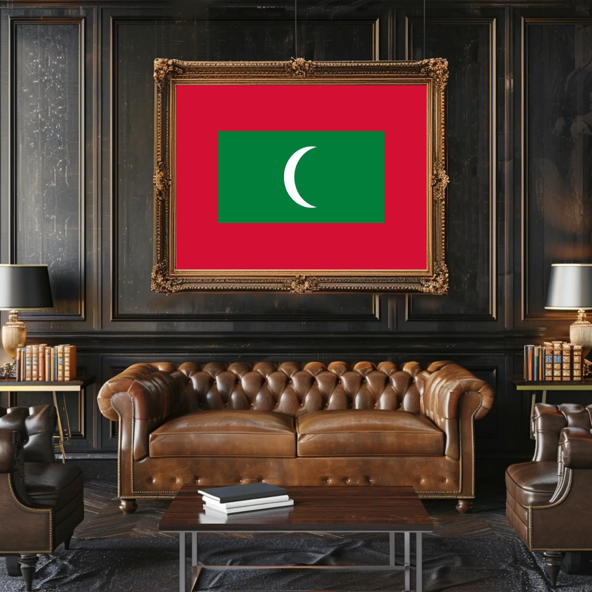 Maldives National Flag Celebration Country Flag Poster PosterGoat