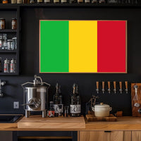 Mali Flag Tricolor National Pride Country Flag Poster PosterGoat
