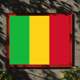 Mali Flag Tricolor National Pride Country Flag Poster PosterGoat