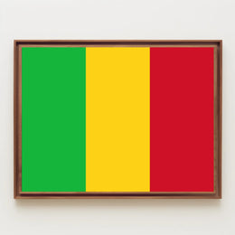 Mali Flag Tricolor National Pride Country Flag Poster PosterGoat