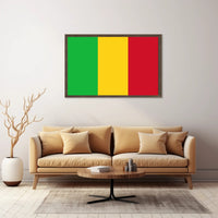 Mali Flag Tricolor National Pride Country Flag Poster PosterGoat