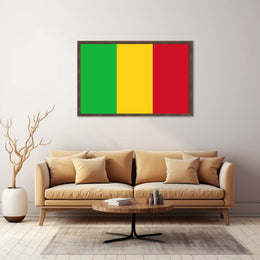 Mali Flag Tricolor National Pride Country Flag Poster PosterGoat