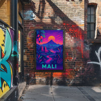 Mali's Vibrant Heritage Travel & Culture Poster PosterGoat