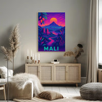 Mali's Vibrant Heritage Travel & Culture Poster PosterGoat