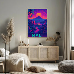 Mali's Vibrant Heritage Travel & Culture Poster PosterGoat