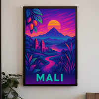Mali's Vibrant Heritage Travel & Culture Poster PosterGoat