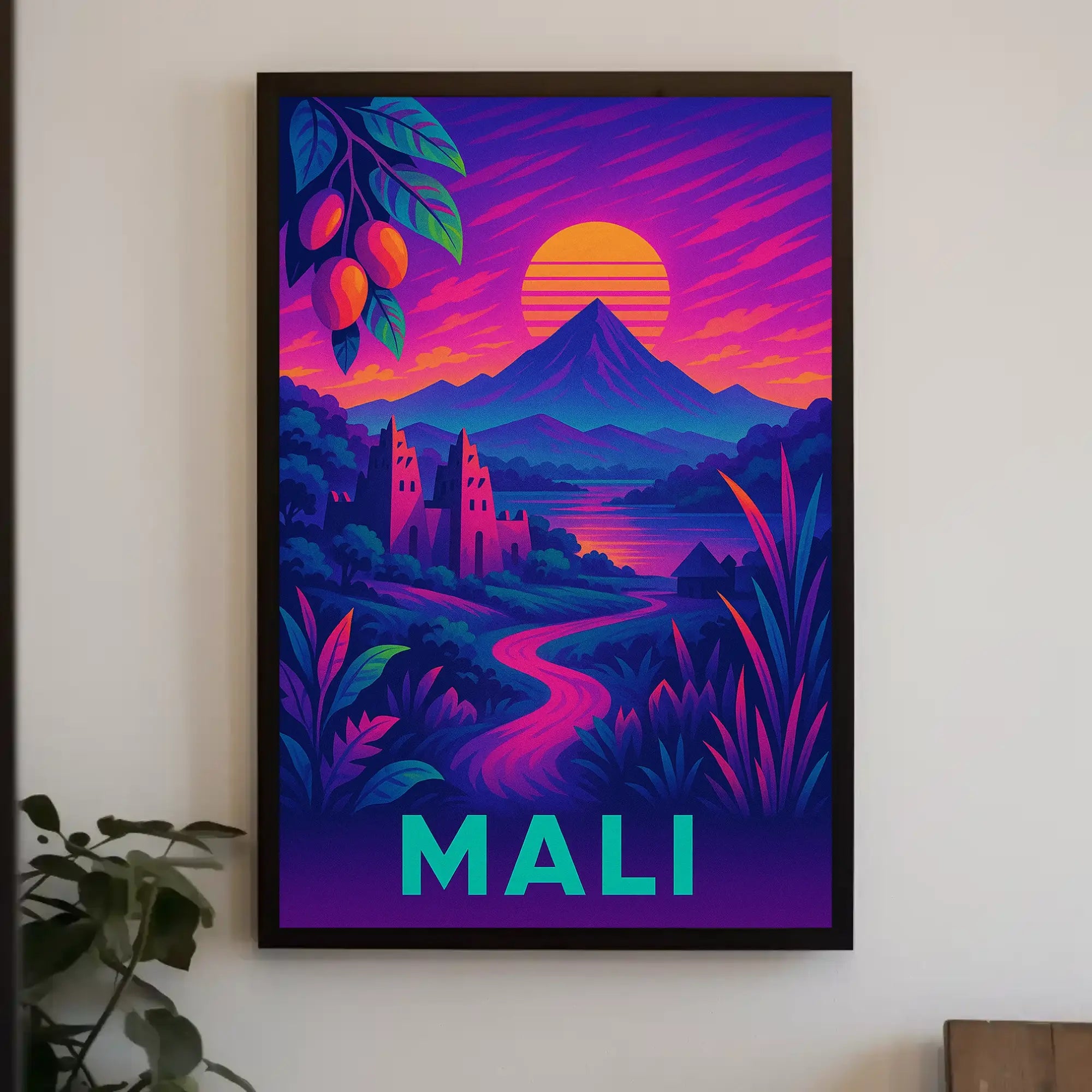 Mali's Vibrant Heritage Travel & Culture Poster PosterGoat