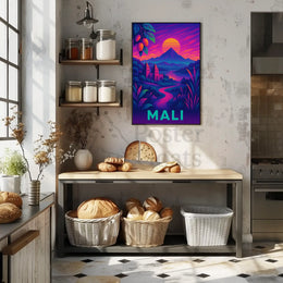Mali's Vibrant Heritage Travel & Culture Poster PosterGoat