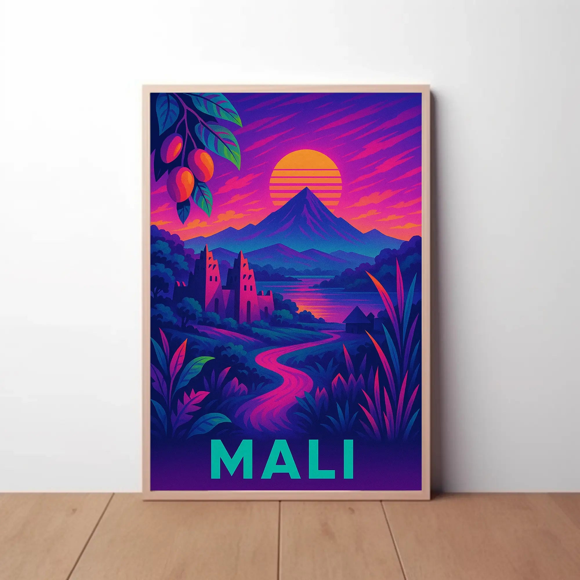 Mali's Vibrant Heritage Travel & Culture Poster PosterGoat