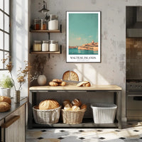 Maltese Islands Vintage Travel Art Poster PosterGoat
