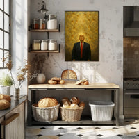 Man with Angels in Majestic Renaissance Artistic Poster PosterGoat