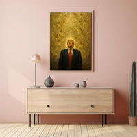 Man with Angels in Majestic Renaissance Artistic Poster PosterGoat