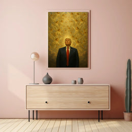 Man with Angels in Majestic Renaissance Artistic Poster PosterGoat