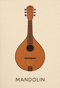 Mandolin Classic Artistry Music Cultural or Heritage Poster PosterGoat