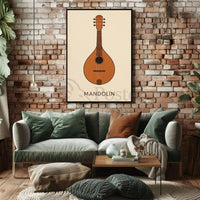 Mandolin Classic Artistry Music Cultural or Heritage Poster PosterGoat