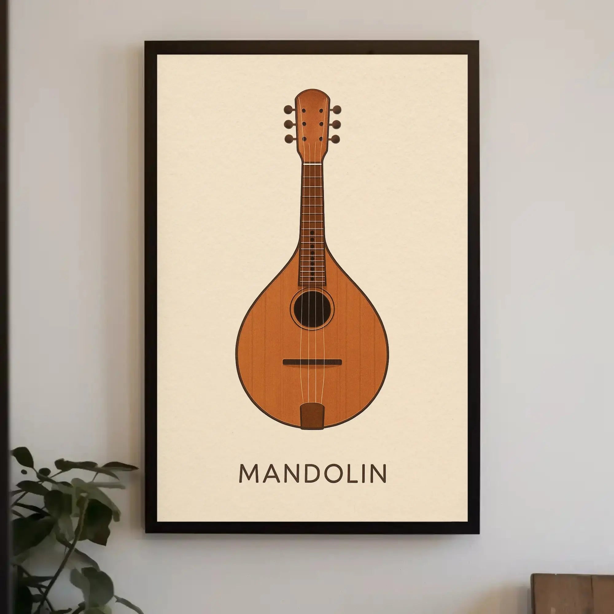 Mandolin Classic Artistry Music Cultural or Heritage Poster PosterGoat