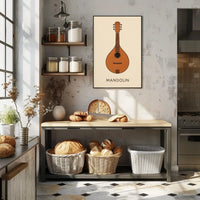 Mandolin Classic Artistry Music Cultural or Heritage Poster PosterGoat