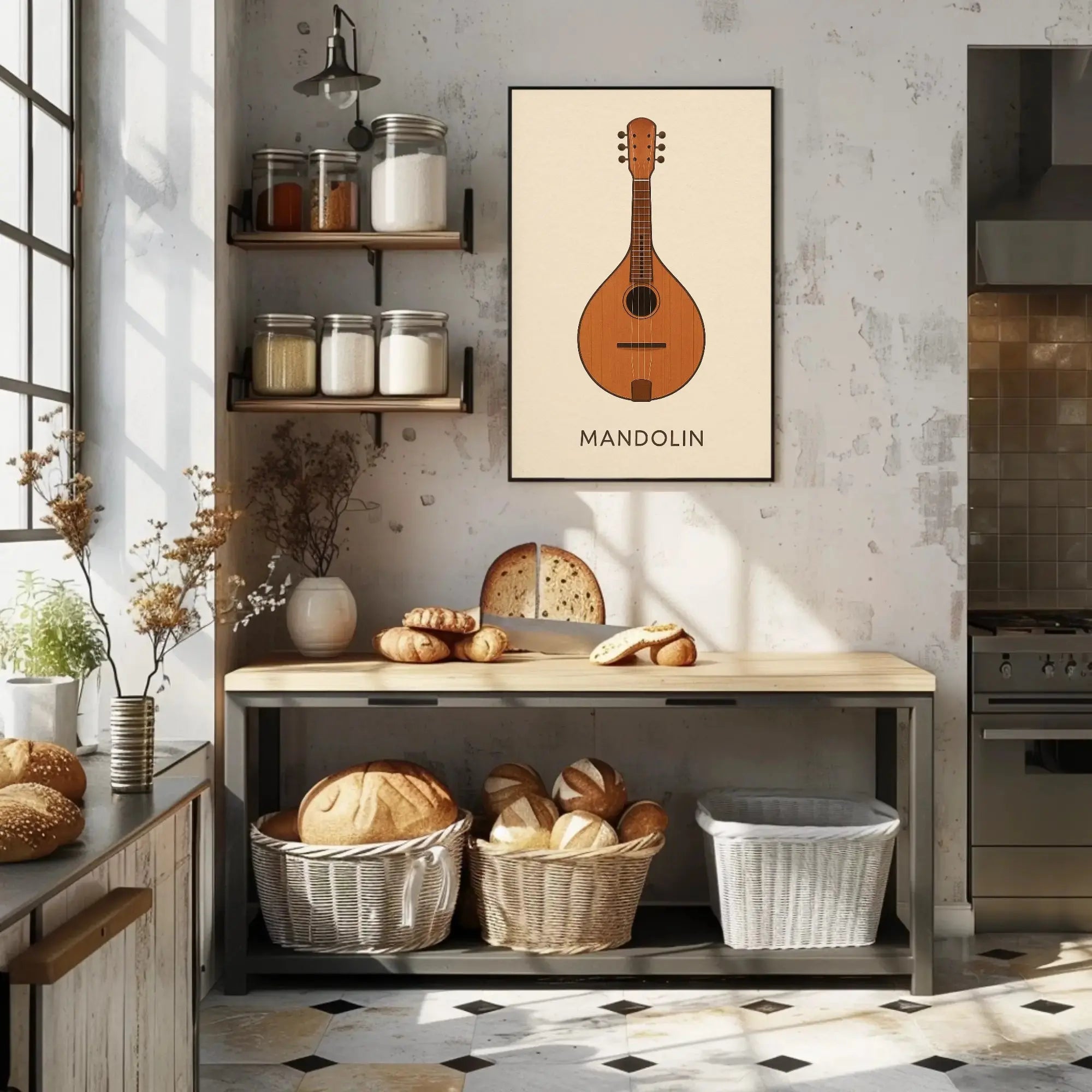 Mandolin Classic Artistry Music Cultural or Heritage Poster PosterGoat