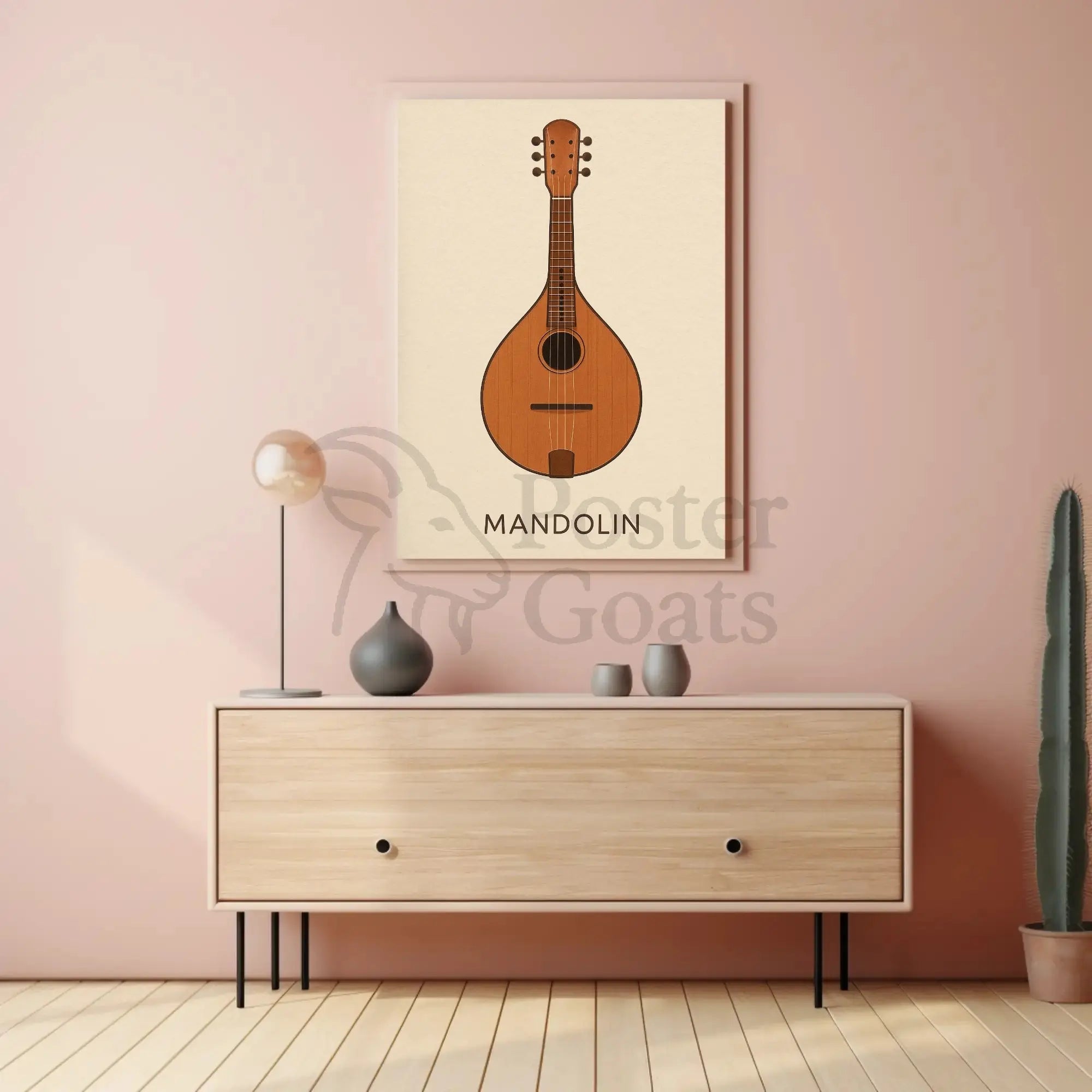 Mandolin Classic Artistry Music Cultural or Heritage Poster PosterGoat
