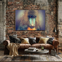 Mandrill Jungle Vibrance by Nature Animal Poster PosterGoat