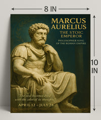 Marcus Aurelius The Stoic Emperor Poster PosterGoat