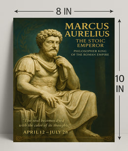 Marcus Aurelius The Stoic Emperor Poster PosterGoat