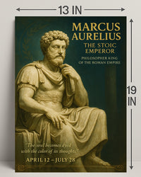 Marcus Aurelius The Stoic Emperor Poster PosterGoat