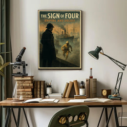 Maritime Detective Scene in Historical Poster PosterGoat
