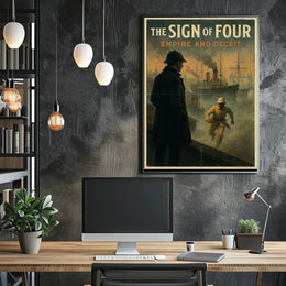 Maritime Detective Scene in Historical Poster PosterGoat
