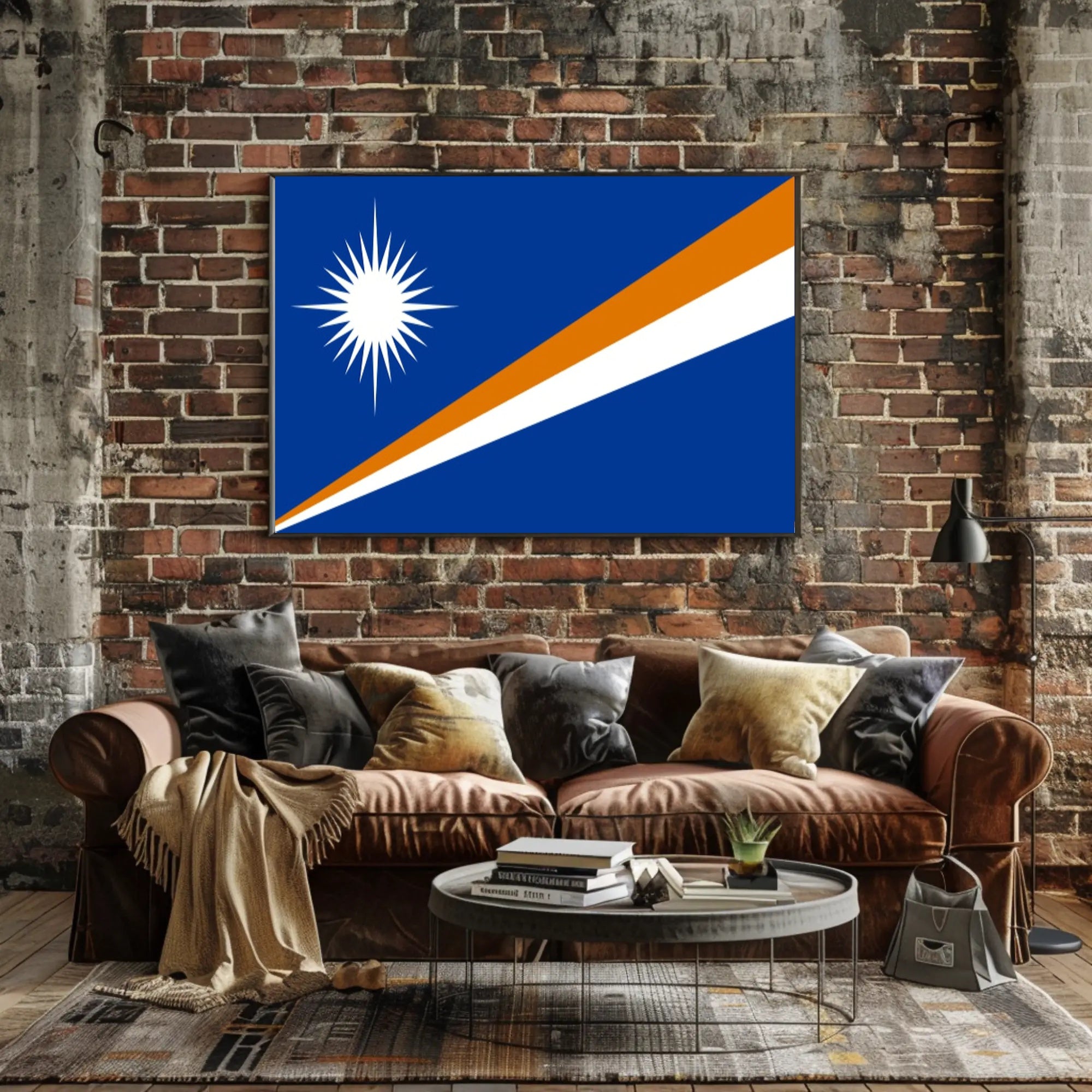 Marshall Islands Flag: Bold National Identity Country Flag Poster PosterGoat
