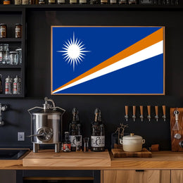 Marshall Islands Flag: Bold National Identity Country Flag Poster PosterGoat
