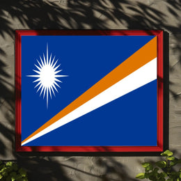 Marshall Islands Flag: Bold National Identity Country Flag Poster PosterGoat
