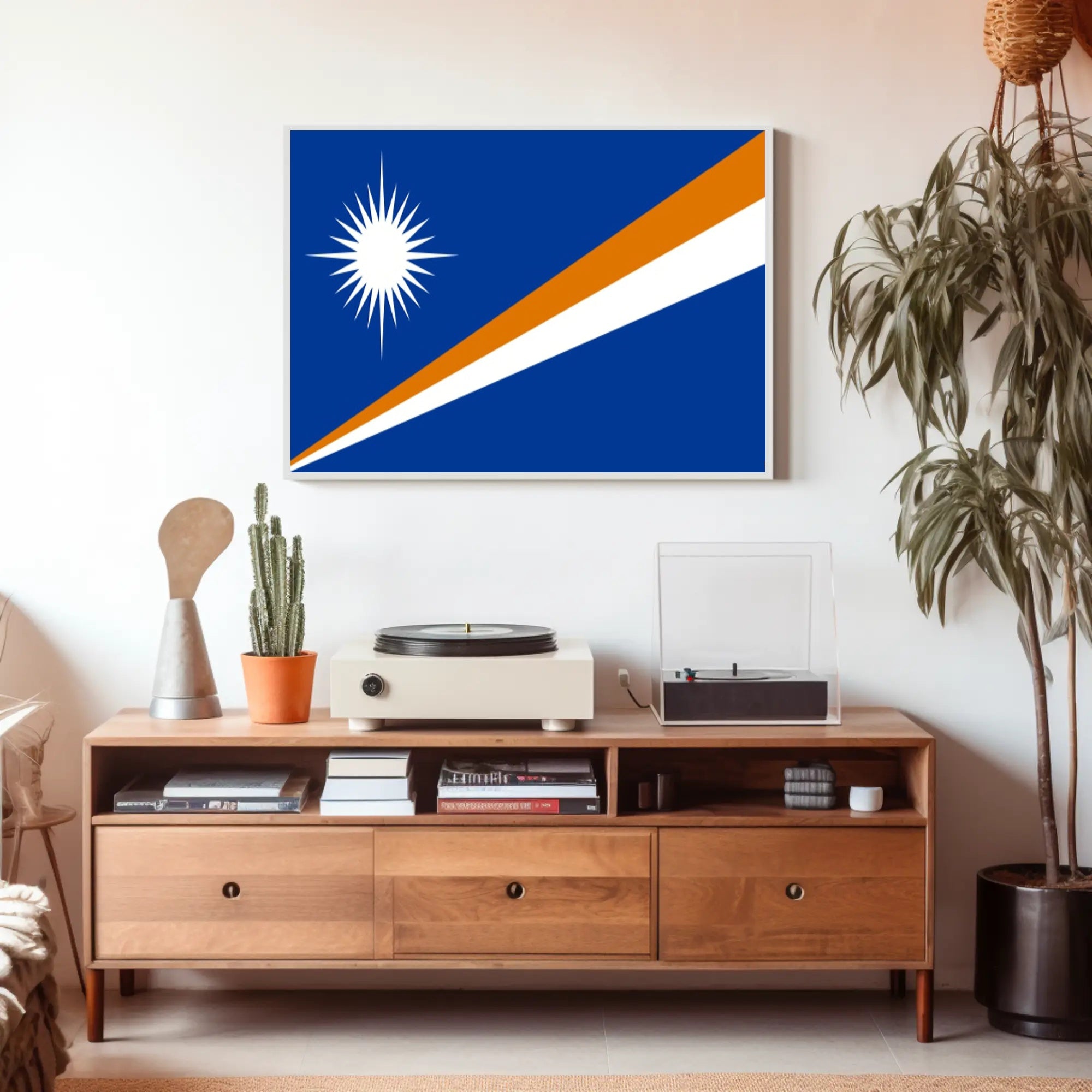 Marshall Islands Flag: Bold National Identity Country Flag Poster PosterGoat