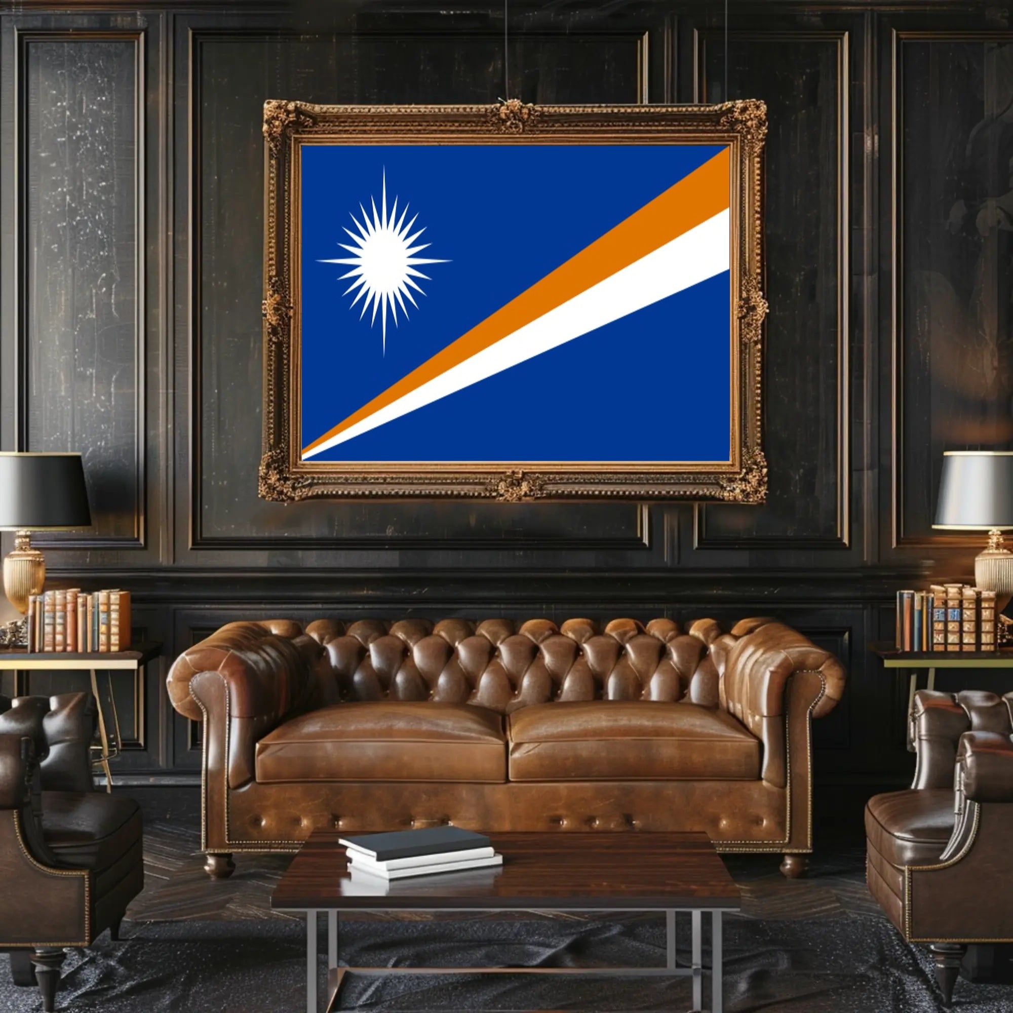 Marshall Islands Flag: Bold National Identity Country Flag Poster PosterGoat