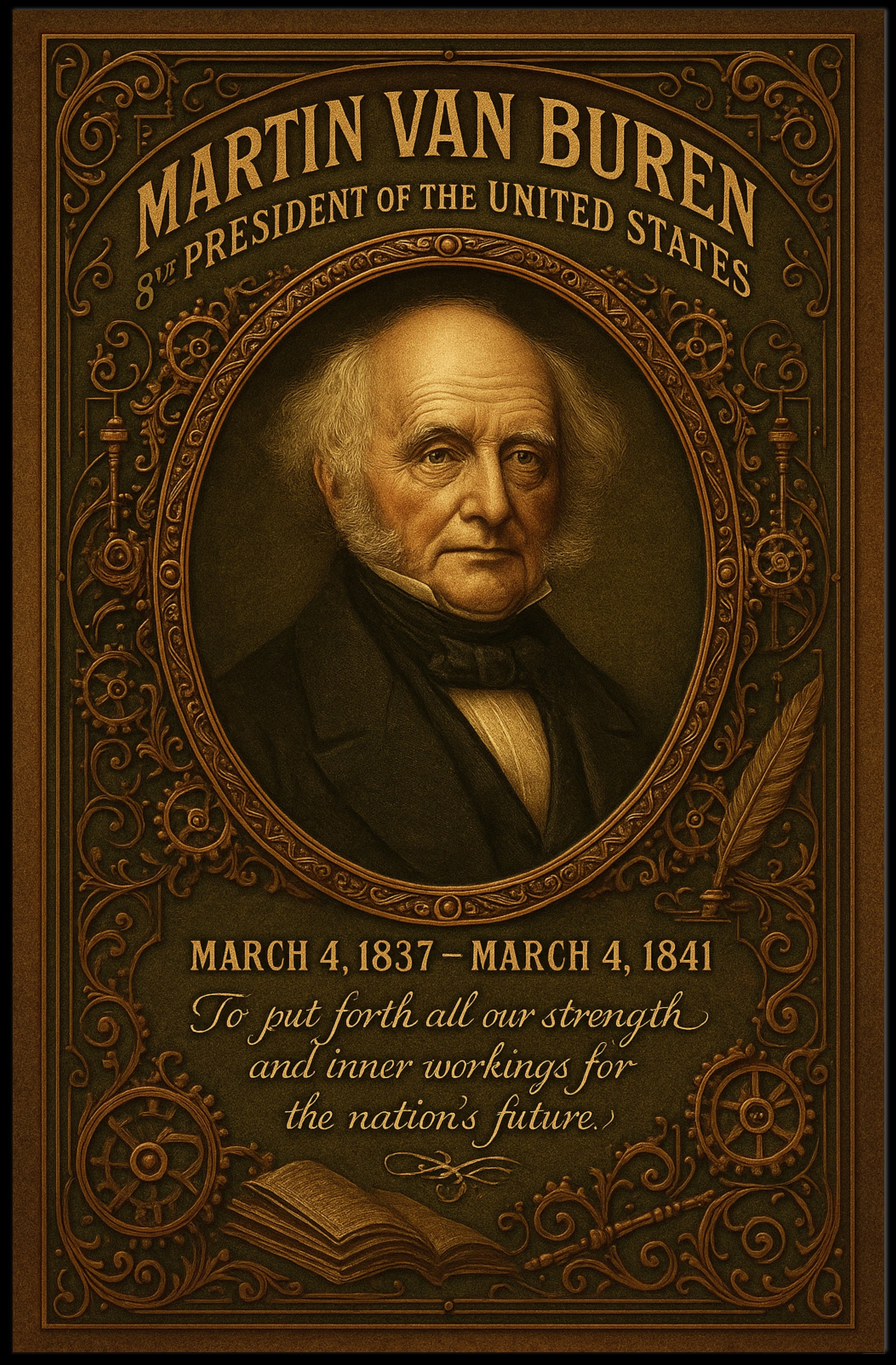 Martin Van Buren 8th President Poster PosterGoat
