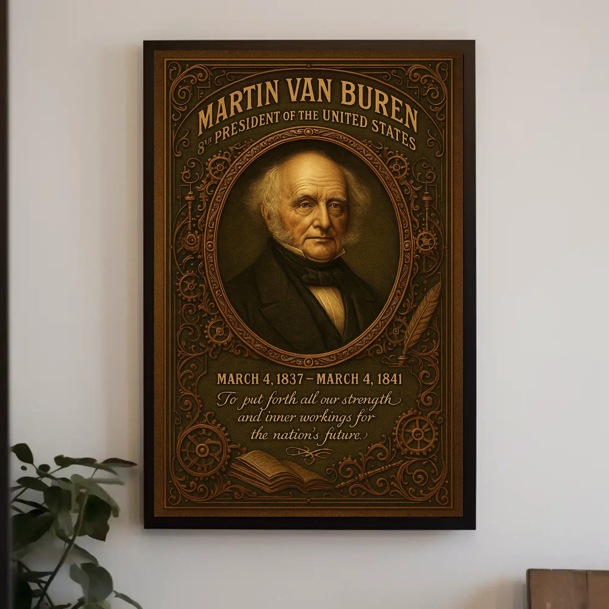 Martin Van Buren 8th President Poster PosterGoat