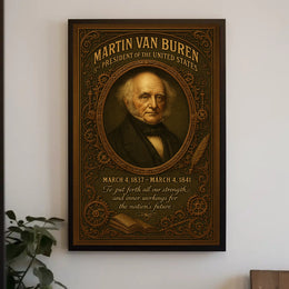 Martin Van Buren 8th President Poster PosterGoat