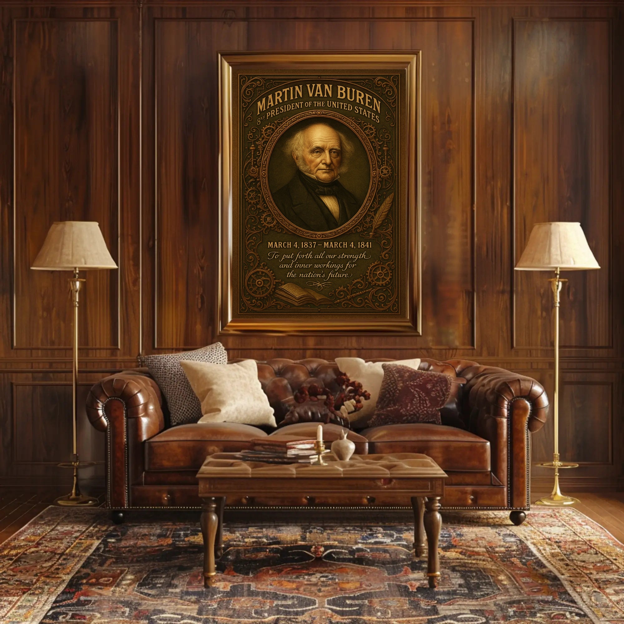 Martin Van Buren 8th President Poster PosterGoat