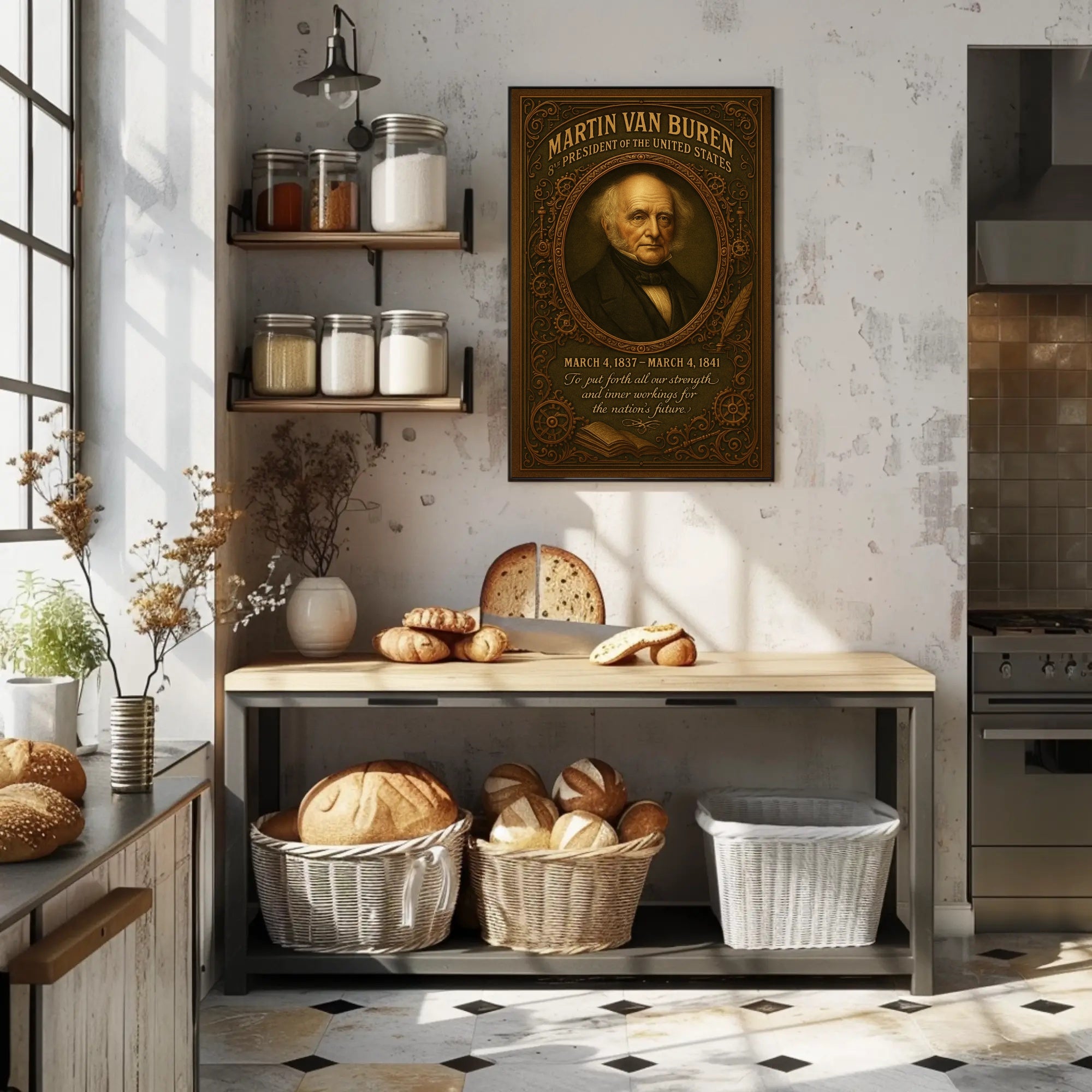 Martin Van Buren 8th President Poster PosterGoat
