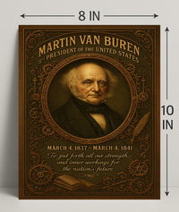 Martin Van Buren 8th President Poster PosterGoat