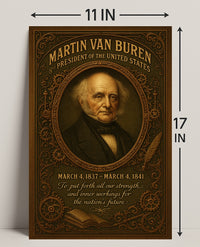 Martin Van Buren 8th President Poster PosterGoat